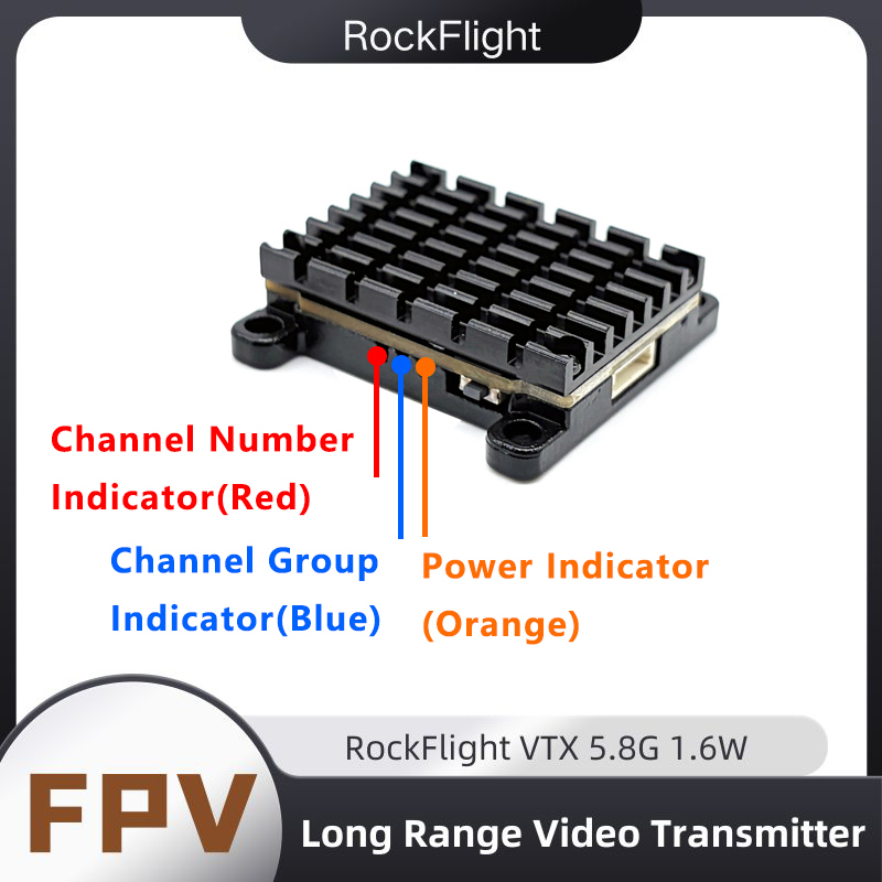 RockFlight TX663 VTX 5.8G 48CH – обзор и цена Drone Receiver